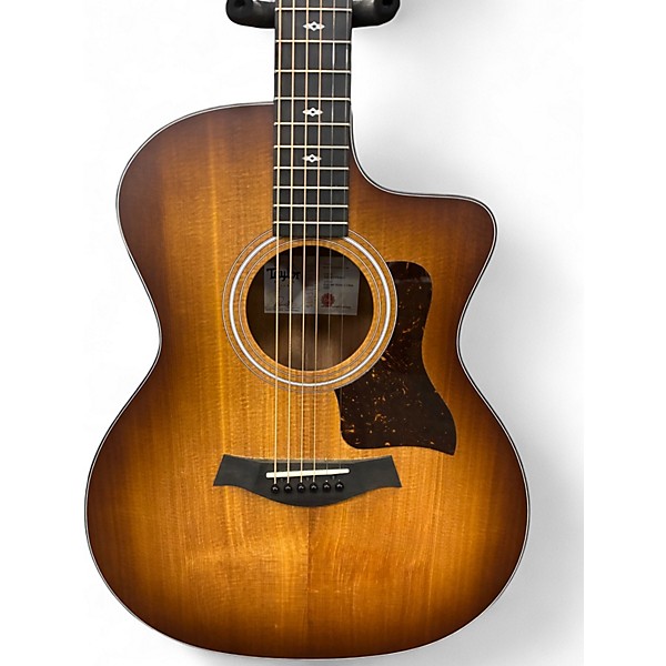Used Taylor 214ce Sunset Blvd SEB Sunburst Acoustic Guitar