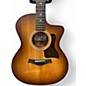 Used Taylor 214ce Sunset Blvd SEB Sunburst Acoustic Guitar