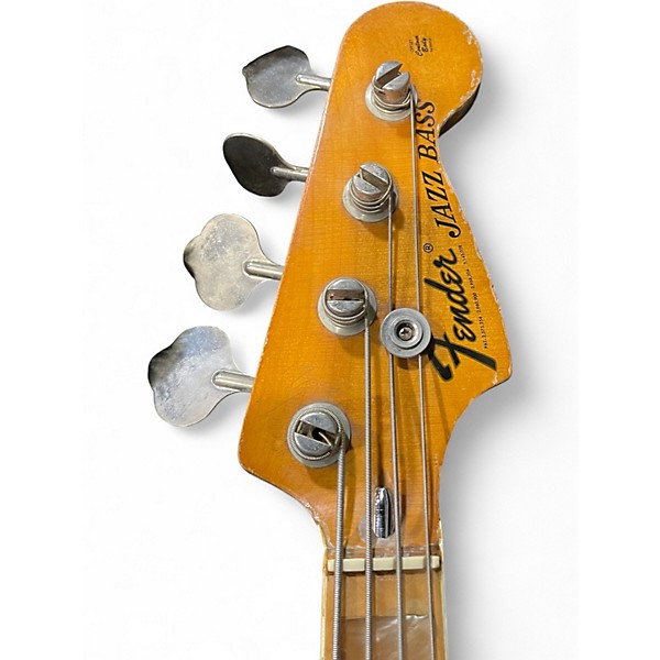 Vintage 1972 Fender 1972 JAZZ BASS Natural Electric Bass Guitar