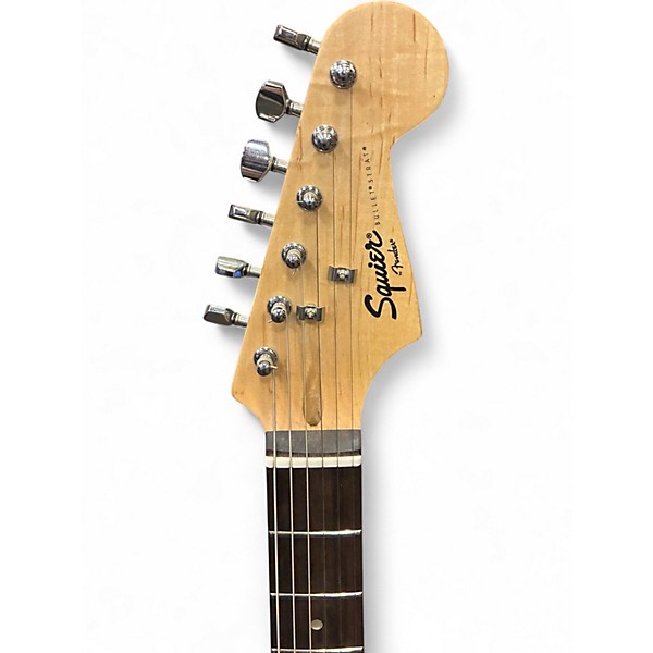 Used 2008 Squier Bullet Stratocaster Atomic Pink Solid Body Electric Guitar