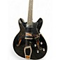 Used Hagstrom Viking Black Hollow Body Electric Guitar