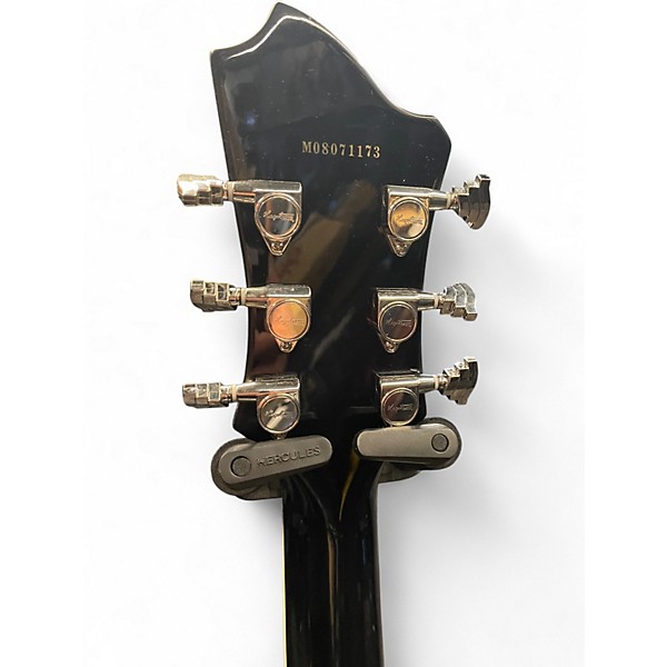 Used Hagstrom Viking Black Hollow Body Electric Guitar