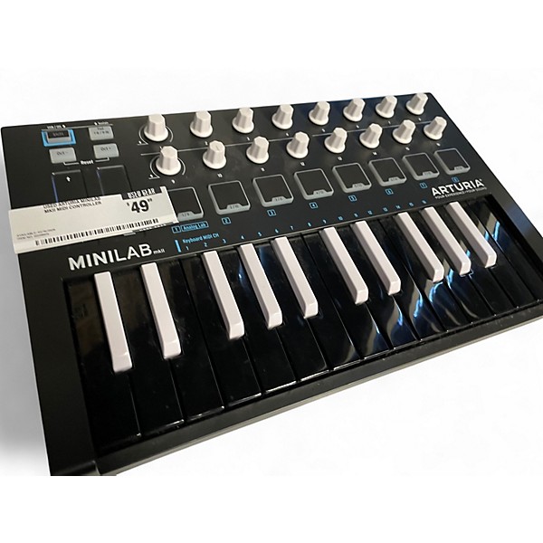 Used Arturia Minilab MKII MIDI Controller