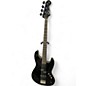 Used Fender Aerodyne 4-String Jazz Bass Black Electric Bass Guitar thumbnail
