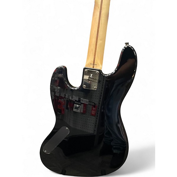 Used Fender Aerodyne 4-String Jazz Bass Black Electric Bass Guitar