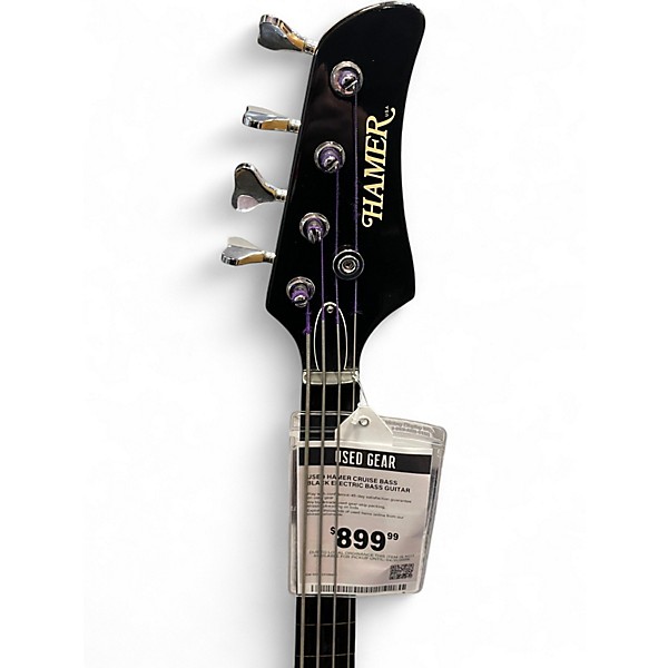 Used Hamer cruise bass Black Electric Bass Guitar