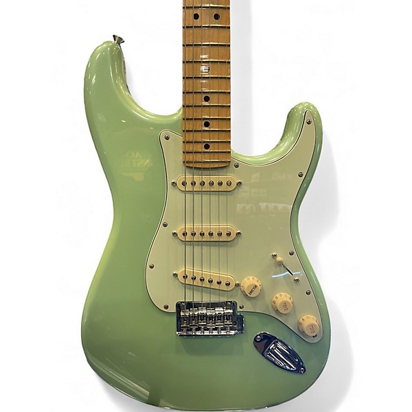 Used Fender Player Stratocaster Surf Green Solid Body Electric Guitar