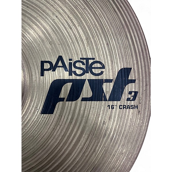 Used Paiste 16in PST3 Crash Cymbal