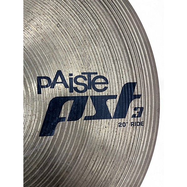 Used Paiste 20in PST3 Ride Cymbal