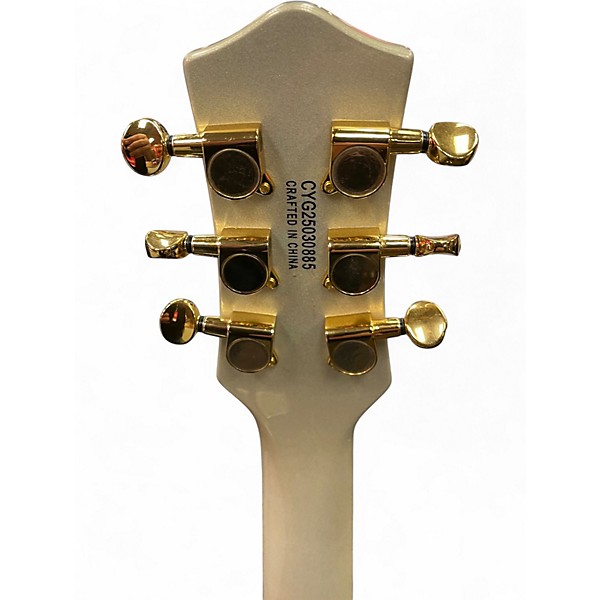 Used Gretsch Guitars G5237TG Electromatic Jet FT Bigsby LTD Champagne White Solid Body Electric Guitar