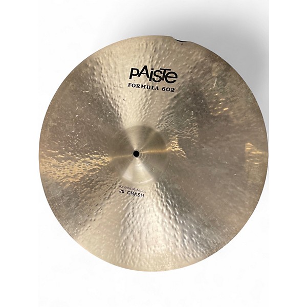 Used Paiste 20in formula 602 Modern Essentials Crash Cymbal