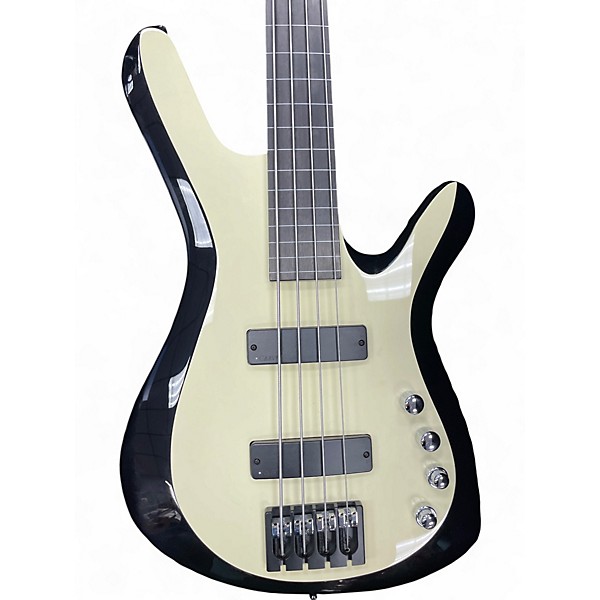 Used Kiesel vanquish cream and black Electric Bass Guitar