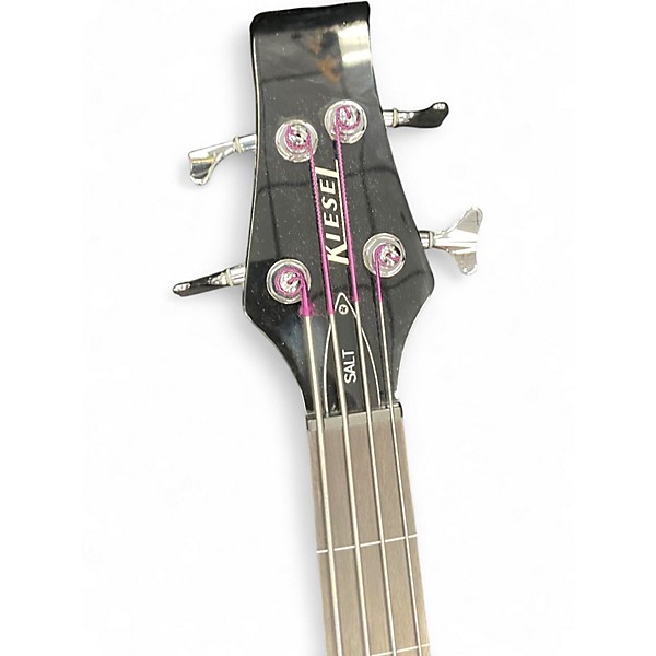 Used Kiesel vanquish cream and black Electric Bass Guitar