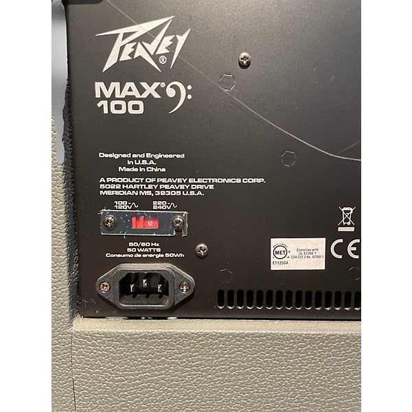 Used Peavey Max 100 Bass Combo Amp