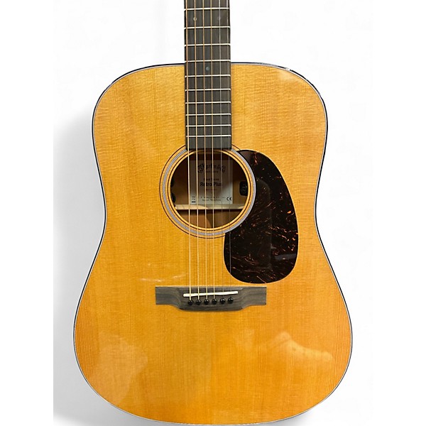 Used Martin D RETRO PLUS Natural Acoustic Electric Guitar