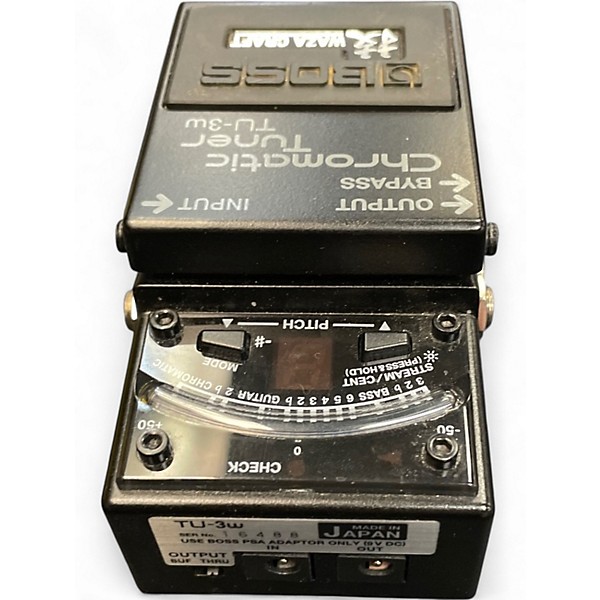 Used BOSS TU3W Waza Craft Chromatic Tuner Pedal