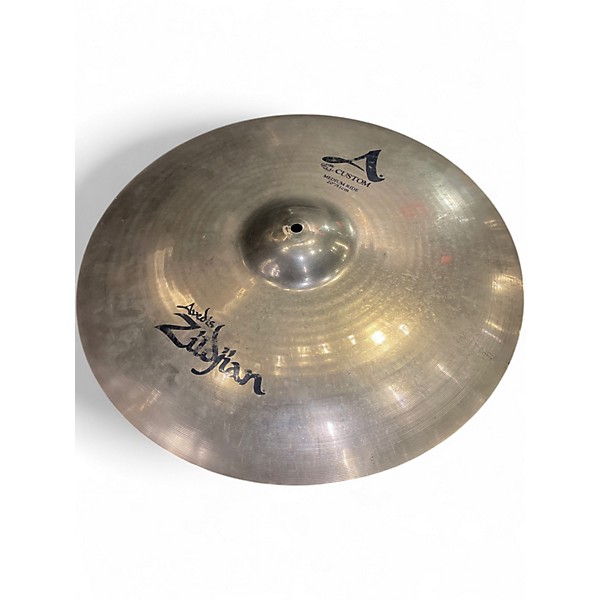 Used Zildjian 20in A CUSTOM MEDIUM RIDE Cymbal