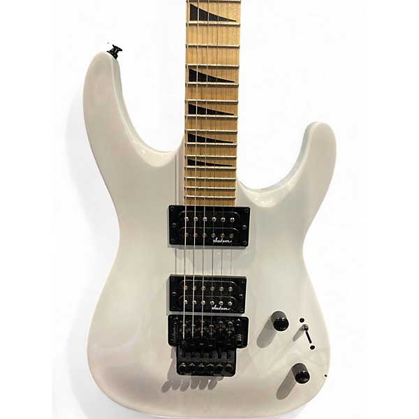 Used 2023 Jackson JS32 Dinky Snow White Solid Body Electric Guitar