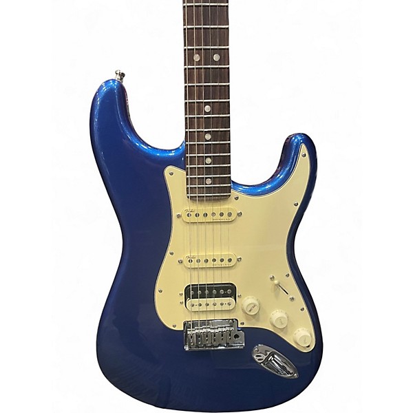 Used Fender American Ultra Stratocaster HSS Cobra Blue Solid Body Electric Guitar