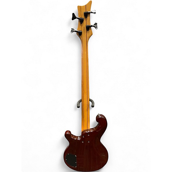 Used Dean Rhapsody 4 string Maroon Electric Bass Guitar