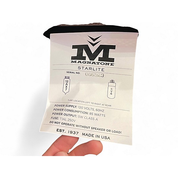 Used Magnatone Starlite Tube Guitar Combo Amp