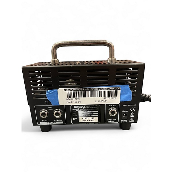Used Orange Amplifiers Micro Dark 20W Tube Guitar Amp Head