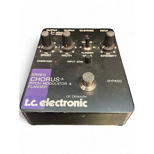 Used TC Electronic stereo chorus + pitch modulator Effect Pedal