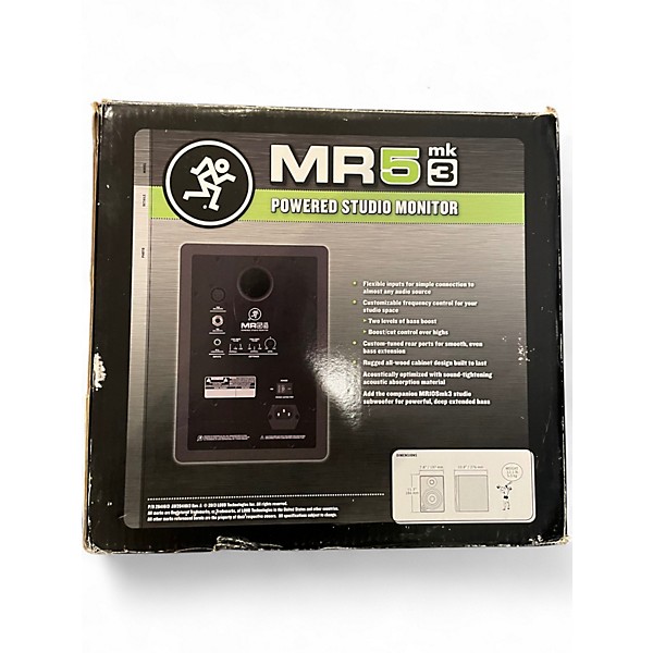 Used Mackie MR5 MKIII Powered Monitor