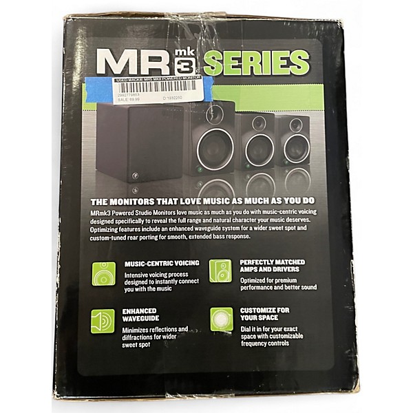 Used Mackie MR5 MKIII Powered Monitor