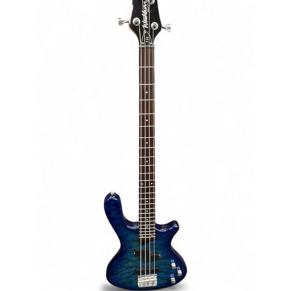 Used Washburn T14 BLUE Electric Bass Guitar