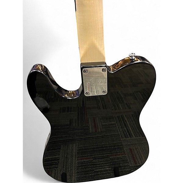 Used Squier Telecaster Black Solid Body Electric Guitar