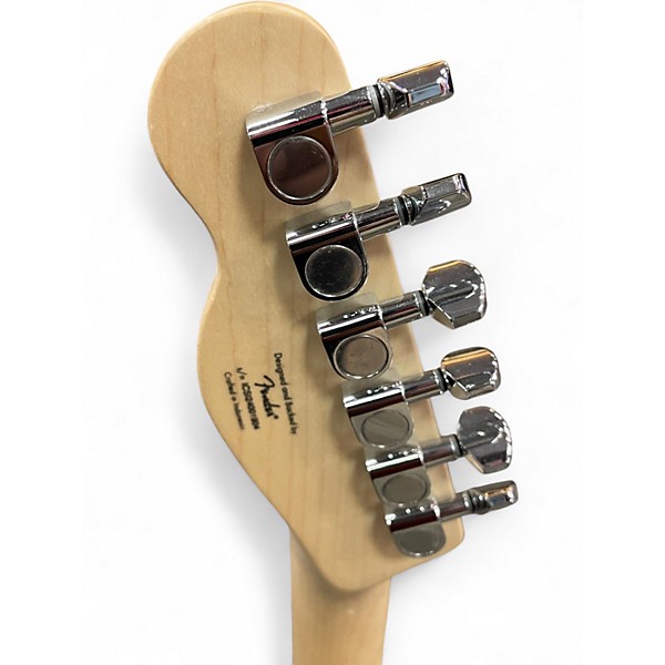 Used Squier Telecaster Black Solid Body Electric Guitar