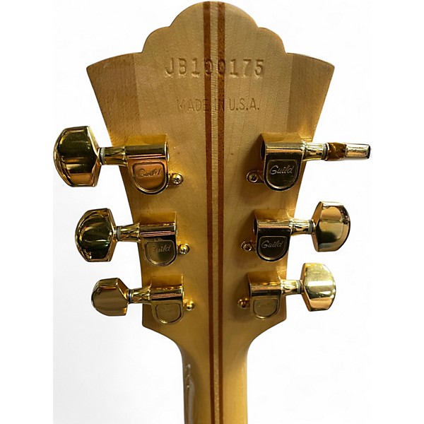 Vintage 1987 Guild X-500 Natural Hollow Body Electric Guitar