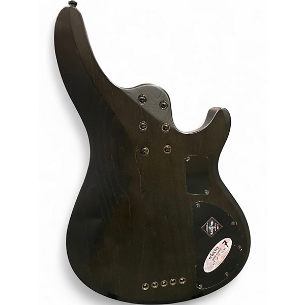 Used 2012 Schecter Guitar Research Diamond Series C-5 Custom Left Handed Natural Burst Electric Bass Guitar