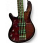 Used Schecter Guitar Research diamond series raiden special 4 left handed Dark Cherry Burst Electric Bass Guitar