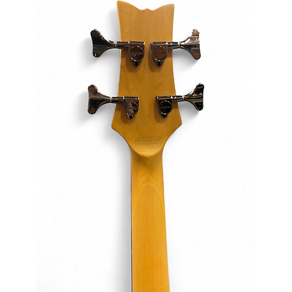 Used Schecter Guitar Research diamond series raiden special 4 left handed Dark Cherry Burst Electric Bass Guitar