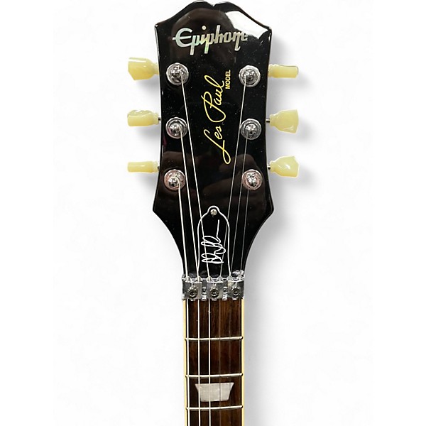 Used Epiphone LES PAUL ALEX LIFESON 2 Color Sunburst Solid Body Electric Guitar