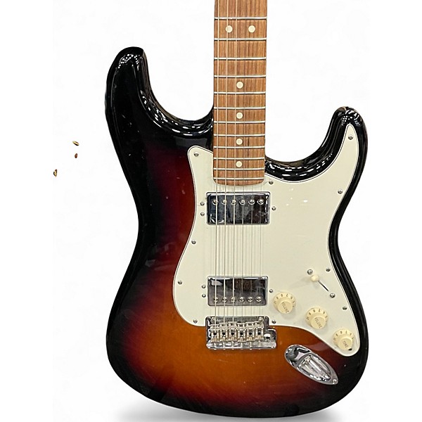 Used Fender American Standard Stratocaster HH Sunburst Solid Body Electric Guitar