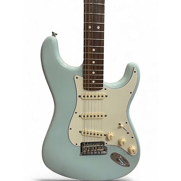 Used Fender American Standard Stratocaster Sonic Blue Solid Body Electric Guitar