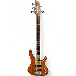 Used Washburn Force ABT Series 5 String Bass Natural Electric Bass Guitar