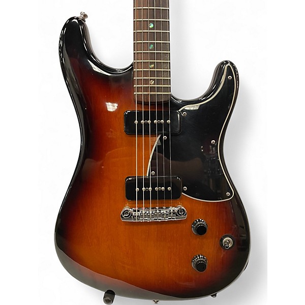 Used 2004 Fender Strat-O-Sonic DV II Brown Sunburst Solid Body Electric Guitar