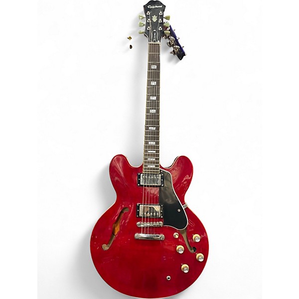 Used Epiphone ES335 Pro Cherry Hollow Body Electric Guitar