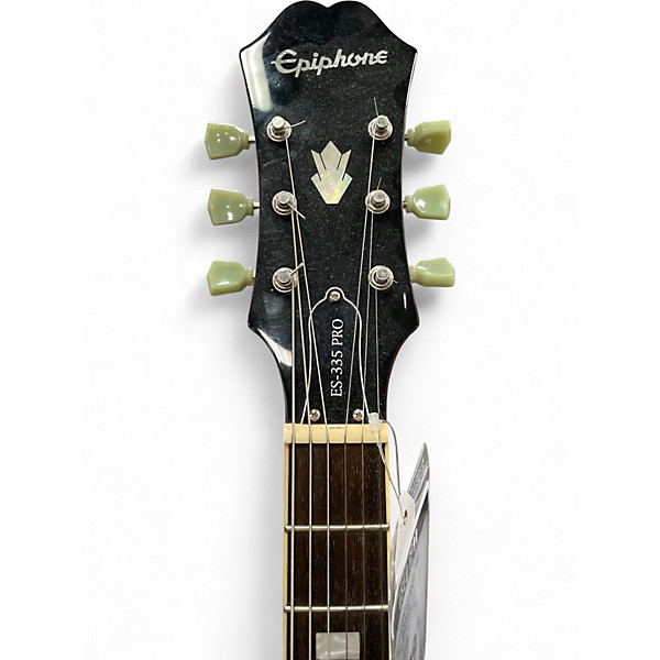 Used Epiphone ES335 Pro Cherry Hollow Body Electric Guitar