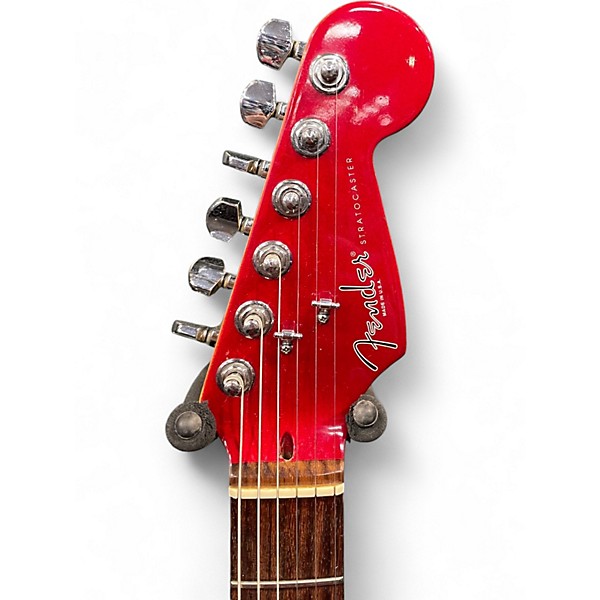 Vintage 1995 Fender FSR American Standard Stratocaster Candy Apple Red Metallic Solid Body Electric Guitar