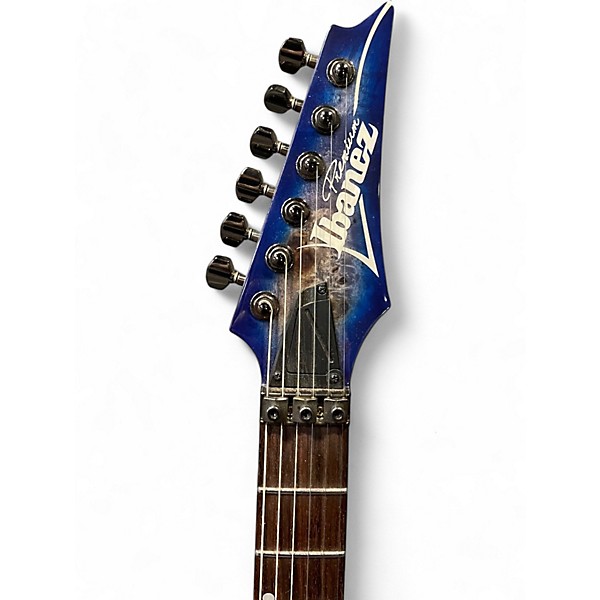 Used Ibanez S1070PBZ S Premium cerulean blue burst Solid Body Electric Guitar