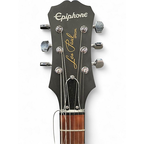 Used Epiphone Les Paul Special Satin Black Solid Body Electric Guitar