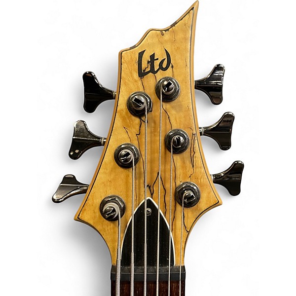 Used ESP LTD B206SM 6 String Spalted Maple Electric Bass Guitar