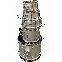 Used SPL 5 Piece Junior Kicker Silver Drum Kit