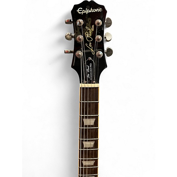 Used 2015 Epiphone les paul standard pro Blue Solid Body Electric Guitar