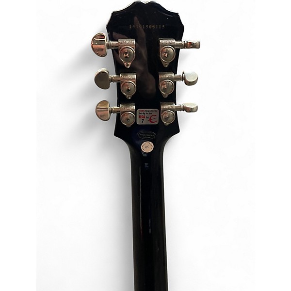 Used 2015 Epiphone les paul standard pro Blue Solid Body Electric Guitar